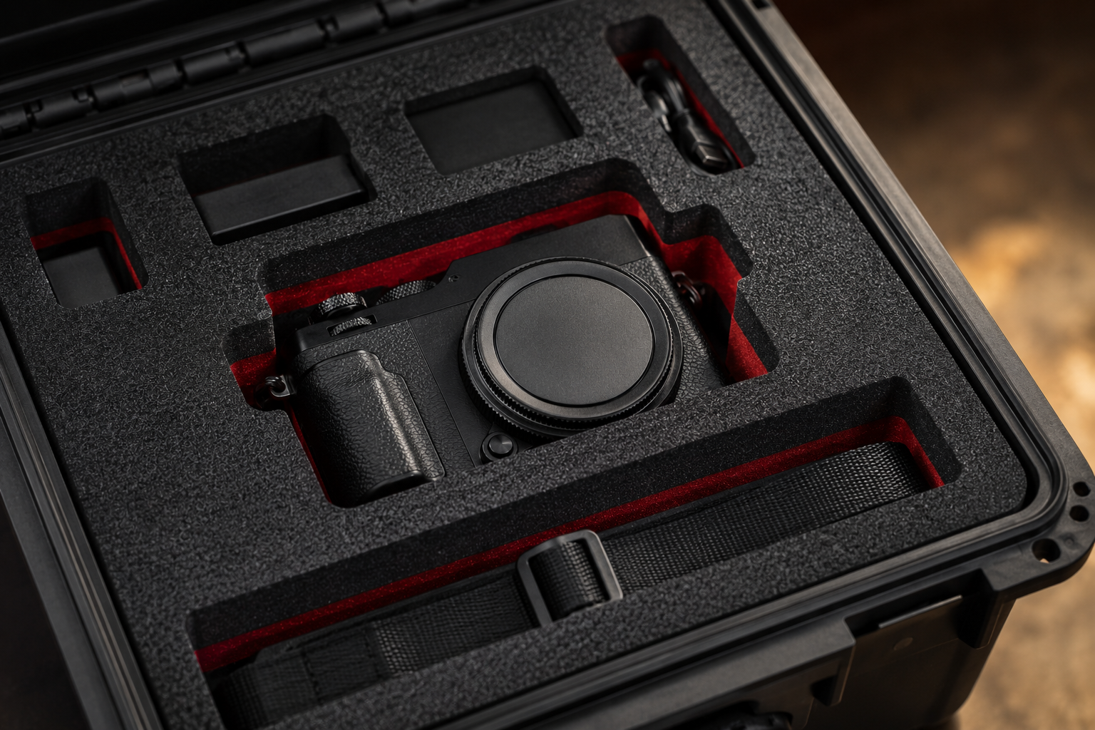 Custom foam insert for drone camera and AV equipment